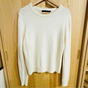 Jenni Kayne cream crewneck sweater size M